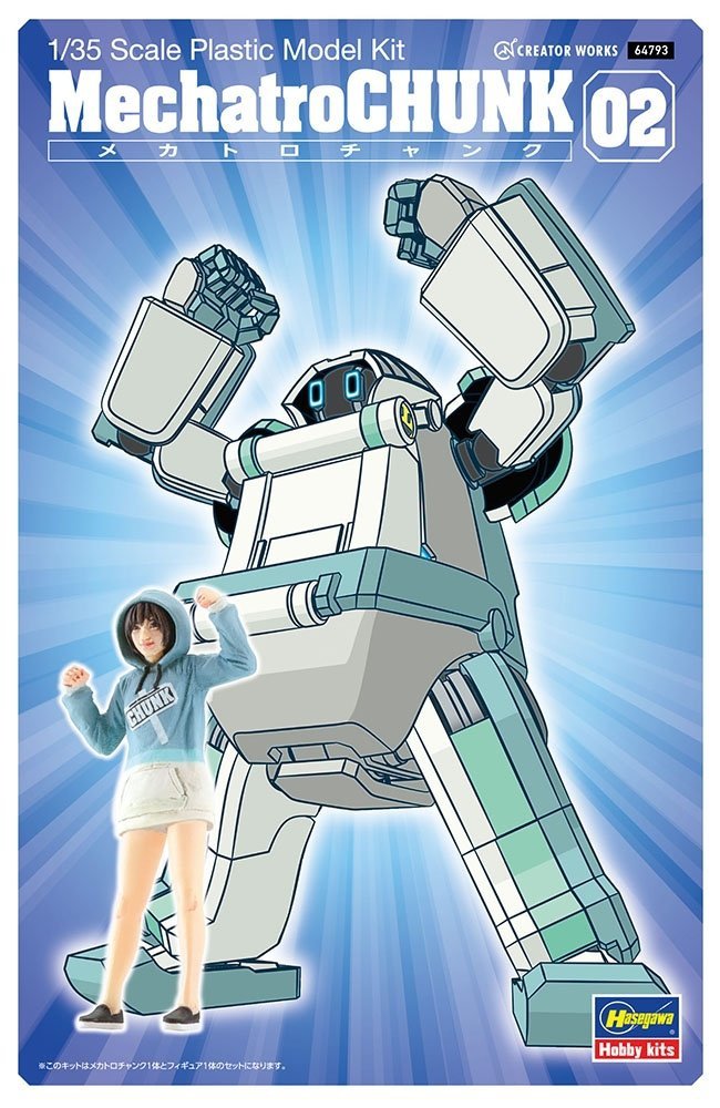 Hasegawa 64793 Creator Works MechatroChunk 02 'Grayish Mint