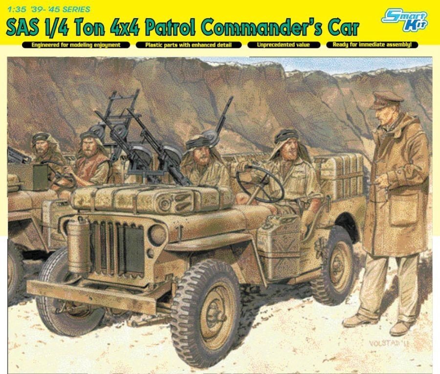 Dragon 6724 SAS 1/4 Ton 4x4 Patrol Commander's Car (1:35)