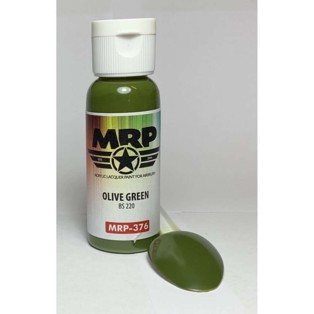 MR. Paint MRP376 OLIVE GREEN BS220 30ml Acrylic lacquer paint for