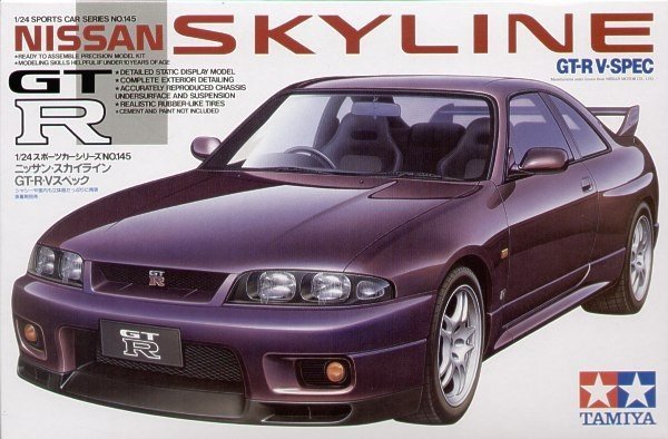 Tamiya 1:24 Nissan Skyline GT-R V-Spec (24145), Samochód do