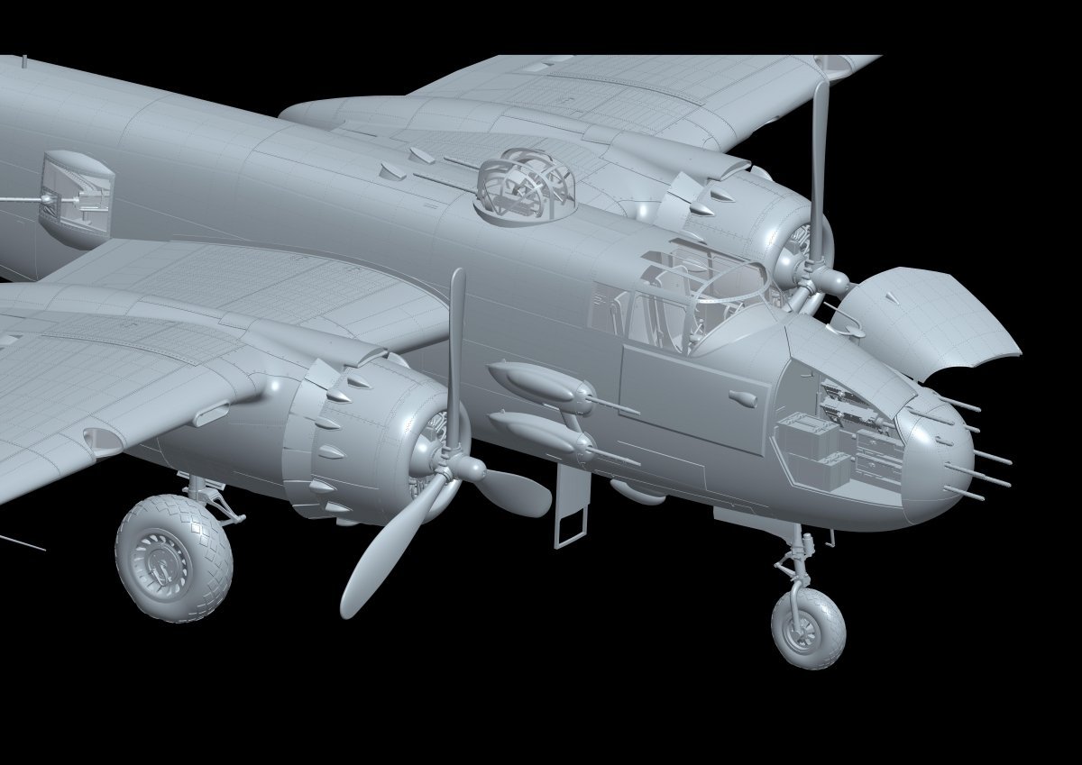 A B-25 Mitchell: Detail and Scale　ミッチェル B-25J ミッチェル (プラモデル) - ホビーサーチ ミリタリープラモ