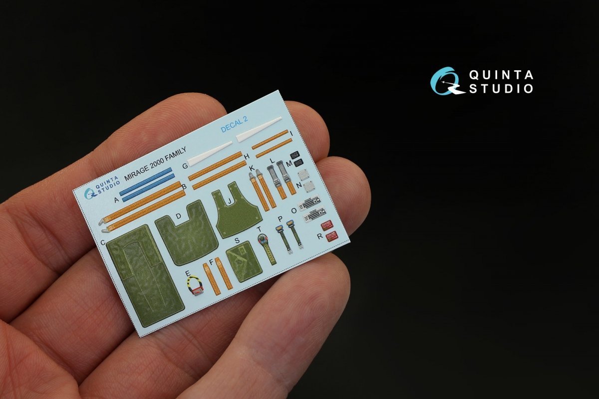QUINTA STUDIO(QD32013)1/32 ミラージュ 2000N用内装3Dデカール