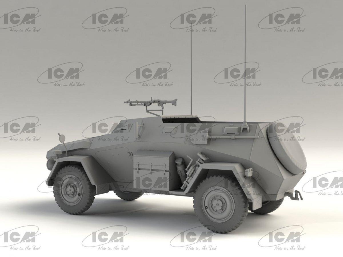 ICM 35112 Sd.Kfz. 247 Ausf.B with MG 34 machine gun 1 35 - Armored vehicles - 1939-1945 - 1 35 - Military vehicles and equipment