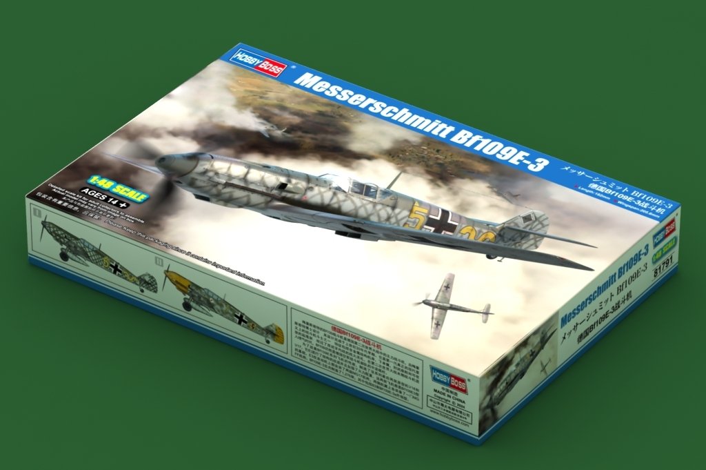 HMホビーマスターMesserschmitt Bf 109E-3 1:48 Hobby Master Bf-109E