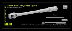 Rye Field Model 2098 88mm KwK 36 L/56 for Tiger I (RFM/Takom/Tamiya) 1/35 