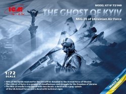 ICM 72140 THE GHOST OF KYIV, MIG-29 of Ukrainian Air Force 1/72 