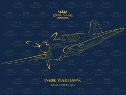 Eduard R0024 Curtiss P-40 K Warhawk - Dual Combo / The Royal Class 1/48 
