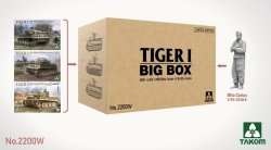 Takom 2200W Tiger I Big Box MID+LATE+MID/Otto Carius +1/16 Otto Carius 1/35 