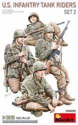 MiniArt 53035 U.S. Infantry Tank Riders. Set 2 1/35 