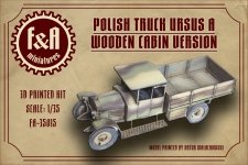 F&A Miniatures FA-35015 Ursus A drewniana kabina 1/35