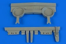 Aires 4724 P-40B wheel bay 1/48 AIRFIX