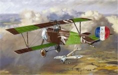A-Model 03202 French fighter Nieuport 16 (Andre Chainat) 1:32