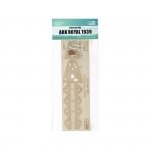Wood Hunter W35073 Wooden Deck & chain Ark Royal 1939 for Merit Kit 65307 1/350