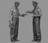 Panzer Art FI35-146 Waffen-SS tankers summer dress set 1/35
