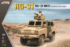 Kinetic K61012 RG-31 Mk3 The United States Army 1/35