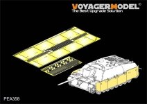 Voyager Model PEA358 WWII German Jagdpanzer IV Schurzen (For TAMIYA) 1/35