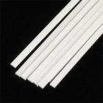 Plastruct 90724 PRĘT 0.5 X 2.1 X 250 (Styrene White) / 10 szt.