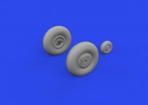 Eduard 632190 Hurricane Mk. II wheels REVELL 1/32