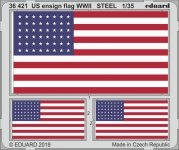 Eduard 36421 US ensign flag WWII STEEL 1/35