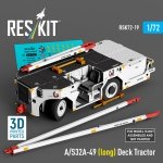 RESKIT RSK72-0019 A/S32A-49 (long) Deck Tractor (3D Printed model kit) 1/72