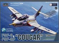 Kitty Hawk 80127 Grumman F9F-8 /F9F-8P Couga 1/48