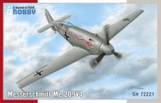 Special Hobby 72221 Messerschmitt Me 209V-4 1/72