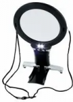 Lightcraft LC1850 Dual Purpose Neck & Desk Magnifier / Lupa LED na szyję i na biurko, z soczewką 4, powiększenie 2x i 6x