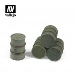 Vallejo SC205 Diorama Accessories Wehrmacht Fuel Drums (Beczki Wehrmacht na paliwo) 1/35