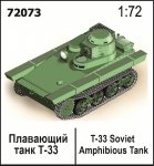 Zebrano 72073 T-33 Soviet Amphibious Tank 1/72