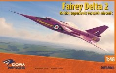 Dora Wings 48064 Fairey Delta 2 British Supersonic Research Aircraft 1/48
