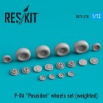 RESKIT RS72-0378 P-8A POSEIDON WHEELS SET (WEIGHTED) 1/72