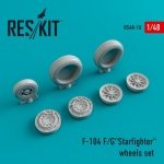 RESKIT RS48-0010 F-104 (F/G) Starfighter wheels set 1/48
