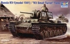 Trumpeter 00356 Russia KV-1(model 1941) / KV Small Turret Tank (1:35)