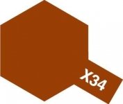 Tamiya X-34 Metallic Brown (81534) Acrylic paint 10ml