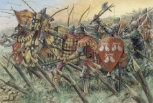 Italeri 6027 English Warriors and Knights 100 Years War