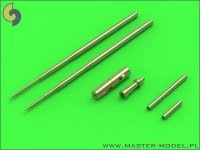 Master AM-48-090 MiG-17A/P/F (Fresco A, B, C) - 37mm and 23mm gun barrels set & Pitot Tubes (1:48)