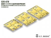 E.T. Model E35-079 US ARMY M1114 HUMVEE Interim Add Amour (For BRONCO Kit) (1:35)