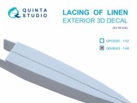 Quinta Studio QP48043 Lacing of linen (All Kits) 1/48