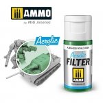 Ammo of Mig 0826 ACRYLIC FILTER Phthalo Green 15 ml