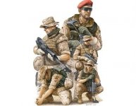 Trumpeter 00421 Modern German ISAF Soldiers in Afghanistan (1:35)