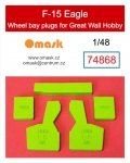 Omask 74868 F-15 Eagle wheel bay plugs (for GWH) 1/48