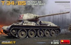 MiniArt 35294 T-34/85 PLANT 112. SPRING 1944. INTERIOR KIT 1/35