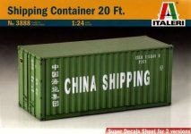 Italeri 3888 Shipping Container 20 Ft. (1:24)