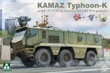 Takom 2173 KAMAZ Typhoon-K w/ RP-377VM1 And Arbalet-DM RCWS Module 2 In 1 1/35
