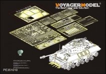 Voyager Model PE351010 WWII US M10 IIC Achilles Tank Destroyer Basic Tamiya 35366 1/35