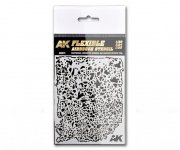 AK Interactive AK9079 FLEXIBLE AIRBRUSH STENCIL 1/20 – 1/24 – 1/35