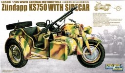 Great Wall Hobby L3508 WWII German Zundapp KS750 with Sidecar 1/35