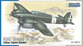Special Hobby 48075 IMAM (Romeo) Ro 57bis 'Italian Fighter-Bomber' 1/48