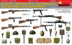 MiniArt 35268 SOVIET INFANTRY AUTOMATIC WEAPONS & EQUIPMENT. SPECIAL EDITION (1:35)