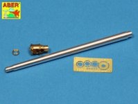 Aber 35L-137 U.S 76 mm M1A2 barrel with muzzle brake for Sherman M4 & M-18 Hellcat (1:35)	